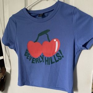 Beverly Hills cropped tee